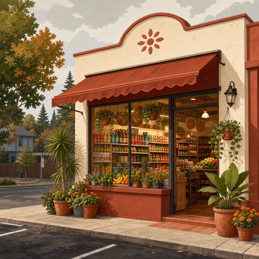 Fachada acogedora de La Tiendita Resiliente en Burien